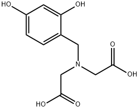 [CARBOXYMETHYL-(2,4-DIHYDROXY-BENZYL)-AMINO]-ACETIC ACID Struktur