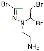 2-(3,4,5-TRIBROMO-1H-PYRAZOL-1-YL)ETHAN-1-AMINE Struktur