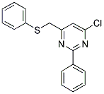 (6-CHLORO-2-PHENYL-4-PYRIMIDINYL)METHYL PHENYL SULFIDE Struktur