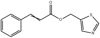 1,3-THIAZOL-5-YLMETHYL (E)-3-PHENYL-2-PROPENOATE Struktur