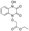 ETHYL [(4-HYDROXY-2,3-DIOXO-3,4-DIHYDROQUINOXALIN-1(2H)-YL)OXY]ACETATE Struktur