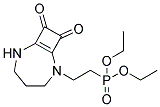 DIETHYL 2-[8,9-DIOXO-2,6-DIAZABICYCLO[5.2.0]NON-1(7)-EN-2-YL]ETHYLPHOSPHONATE Struktur