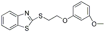 2-([2-(3-METHOXYPHENOXY)ETHYL]THIO)-1,3-BENZOTHIAZOLE Struktur