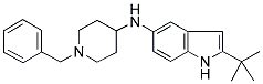 N-(1-BENZYLPIPERIDIN-4-YL)-2-TERT-BUTYL-(1H)-INDOLE-5-AMINE Struktur