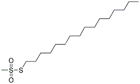 HEXADECYL METHANETHIOSULFONATE Struktur