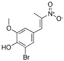 1-(5-BROMO-4-HYDROXY-3-METHOXYPHENYL)-2-NITROPROPENE Struktur