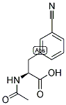 AC-D-PHE(3-CN)-OH Struktur