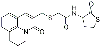 N-(4,5-DIHYDRO-2(3H)-THIOPHENON-3-YL)-[(2,3-DIHYDRO-5-OXO-(1H,5H)-BENZO[IJ]QUINOLIZIN-6-YL)METHYLTHIO]ACETAMIDE