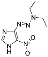 4-[(1E)-3,3-DIETHYLTRIAZ-1-ENYL]-5-NITRO-1H-IMIDAZOLE Struktur