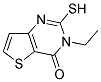 3-ETHYL-2-SULFANYLTHIENO[3,2-D]PYRIMIDIN-4(3H)-ONE Struktur