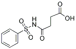 4-BENZENESULFONYLAMINO-4-OXO-BUTYRIC ACID Struktur