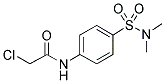 2-CHLORO-N-(4-DIMETHYLSULFAMOYL-PHENYL)-ACETAMIDE Struktur