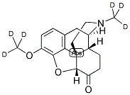 HYDROCODONE-D6 Struktur