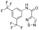 N-[3,5-BIS(TRIFLUOROMETHYL)PHENYL]-1,2,5-THIADIAZOLE-3-CARBOXAMIDE Struktur