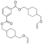 BIS[[4-[(VINYLOXY)METHYL]CYCLOHEXYL]METHYL] ISOPHTHALATE Struktur