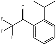 2'-ISO-PROPYL-2,2,2-TRIFLUOROACETOPHENONE Struktur