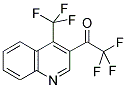 3-(TRIFLUOROACETYL)-4-(TRIFLUOROMETHYL)QUINOLINE Struktur