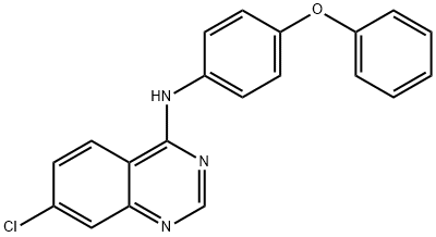 7-CHLORO-N-(4-PHENOXYPHENYL)-4-QUINAZOLINAMINE Struktur