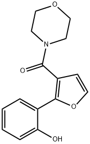 [2-(2-HYDROXYPHENYL)-3-FURYL](MORPHOLINO)METHANONE Struktur