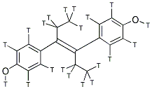 DIETHYLSTILBESTROL, [3H(G)] Struktur