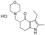 Molindone Hydrochloride Struktur