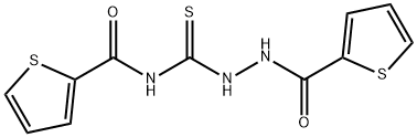 1-(2-THIENYLCARBONYL)-4-(2-THIENYLCARBONYL)THIOSEMICARBAZIDE Struktur