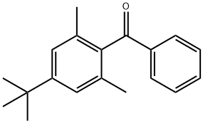 2,6-DIMETHYL-4-TERT-BUTYLBENZOPHENONE Struktur