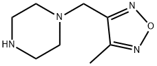 1-(4-METHYL-FURAZAN-3-YLMETHYL)-PIPERAZINE Struktur