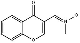 METHYL[(E)-(4-OXO-4H-CHROMEN-3-YL)METHYLIDENE]AMMONIUMOLATE Struktur