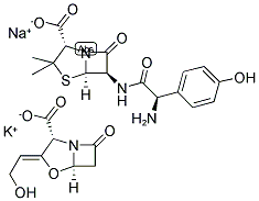 AMOXYCILLIN SODIUM/POTASSIUM CLAVULANATE Struktur