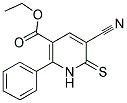 ETHYL 5-CYANO-2-PHENYL-6-THIOXO-1,6-DIHYDRO-3-PYRIDINECARBOXYLATE Struktur