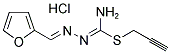 2,3-DIAZA-4-(2-FURYL)-1-PROP-2-YNYLTHIOBUTA-1,3-DIENYLAMINE, HYDROCHLORIDE