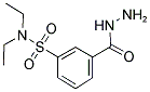 N,N-DIETHYL-3-(HYDRAZINOCARBONYL)BENZENESULFONAMIDE Struktur