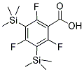 2,4,6-TRIFLUORO-3,5-BIS(TRIMETHYLSILYL)BENZOIC ACID Struktur