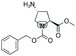 (2S,4R)-1-CBZ-4-AMINO PYRROLIDINE-2-CARBOXYLIC ACID METHYL ESTER Struktur