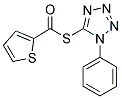 S-(1-PHENYL-1H-TETRAZOL-5-YL) THIOPHENE-2-CARBOTHIOATE Struktur