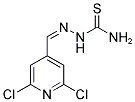 2-[(2,6-DICHLOROPYRIDIN-4-YL)METHYLENE]HYDRAZINE-1-CARBOTHIOAMIDE Struktur