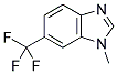 1-METHYL-6-TRIFLUOROMETHYLBENZIMIDAZOLE Struktur