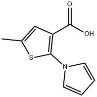 5-METHYL-2-PYRROL-1-YL-THIOPHENE-3-CARBOXYLIC ACID Structure