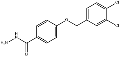 4-[(3,4-DICHLOROBENZYL)OXY]BENZENECARBOHYDRAZIDE Struktur