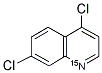 4,7-DICHLOROQUINOLINE-15N Struktur