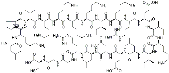 CASEIN KINASE II, ALPHA-SUBUNIT (70-89) BLOCKING PEPTIDE, HUMAN Struktur