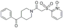 2-([2-(4-BENZOYLPIPERIDINO)-2-OXOETHYL]SULFONYL)PYRIDINIUM-1-OLATE Struktur