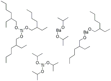 BARIUM TITANIUM ETHYLHEXANO-ISOPROPOXIDE Struktur