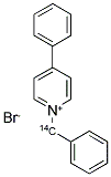 N-BENZYL [7-14C]-4-PHENYLPYRIDINIUM BROMIDE Struktur