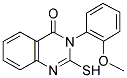 2-MERCAPTO-3-(2-METHOXY-PHENYL)-3H-QUINAZOLIN-4-ONE Struktur