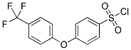 (4-[4-(TRIFLUOROMETHYL)PHENOXY]PHENYL)SULFONYLCHLORIDE Struktur