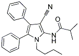 N-(1-BUTYL-3-CYANO-4,5-DIPHENYL-1H-PYRROL-2-YL)-2-METHYLPROPANAMIDE Struktur