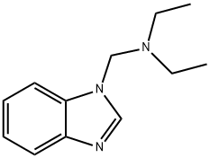 N-(1H-BENZO[D]IMIDAZOL-1-YLMETHYL)-N,N-DIETHYLAMINE Struktur