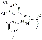 METHYL 5-(3,4-DICHLOROPHENYL)-1-(3,5-DICHLOROPHENYL)-1H-PYRAZOLE-3-CARBOXYLATE Struktur